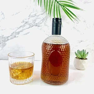foreign wine bottle